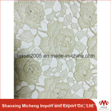 Fios Shinning Guipure Lace com Sequins 3052